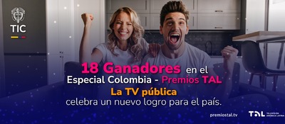 Imagen diseñada en honor a los 18 ganadores del Premios TAL