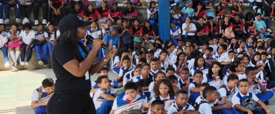 Foto de comunidad beneficiada del evento