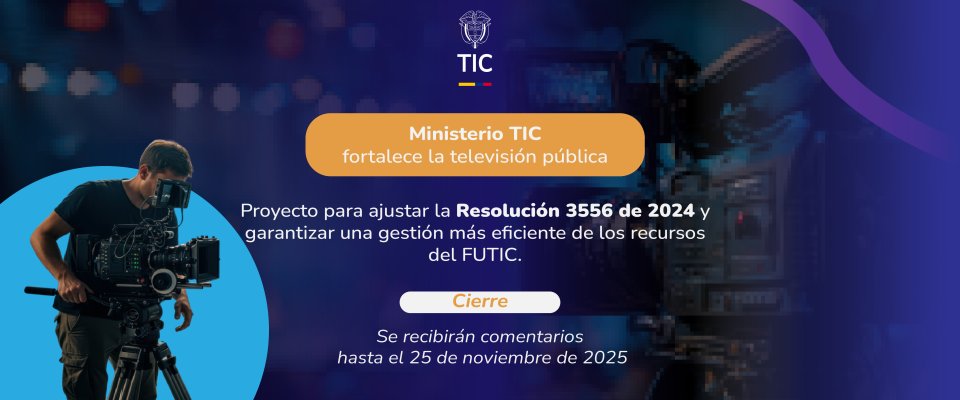 Imagen diseñada con texto que hace referecnia al proyecto de modificacion de Resolución 3556 de 2024