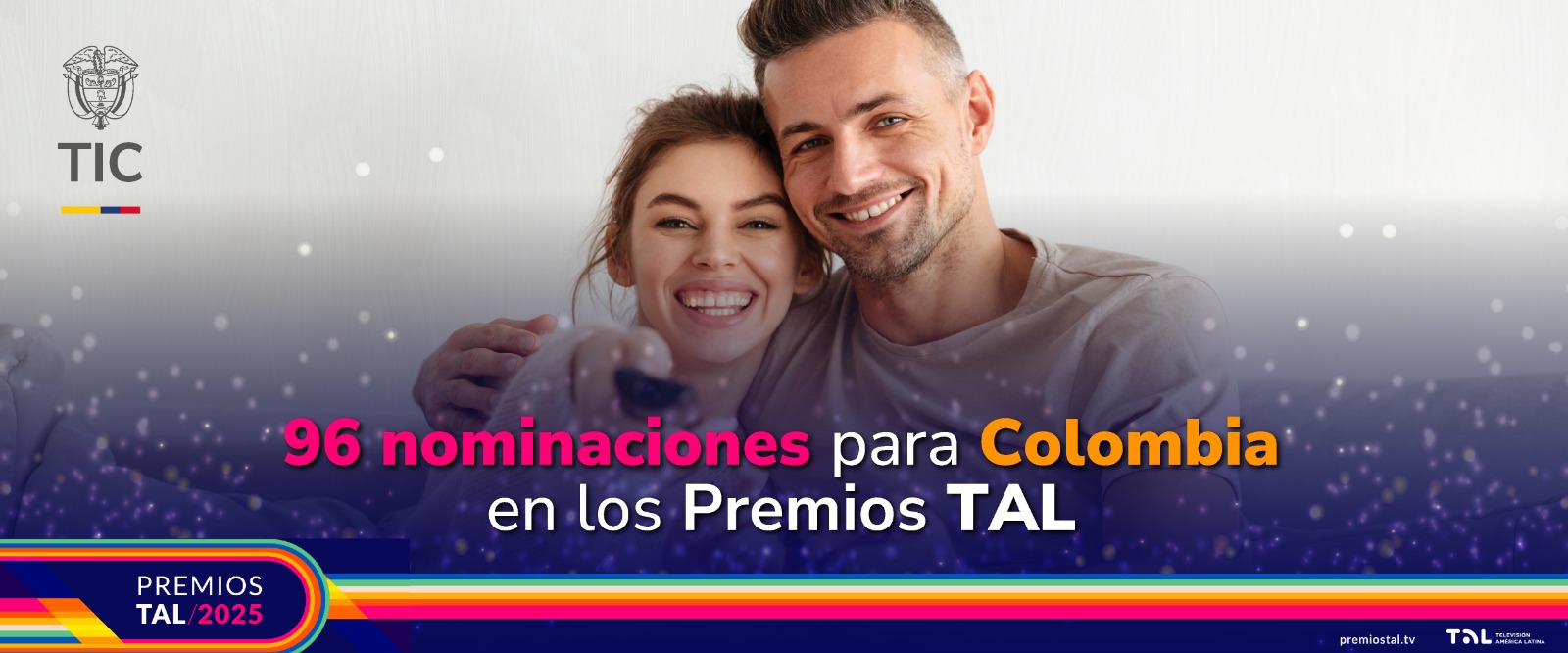 Imagen diseñada sobre las nominaciones los programas de la TV pública a los Premios TAL