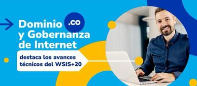 Imagen diseñada que promociona los avances técnicos del WSIS+20