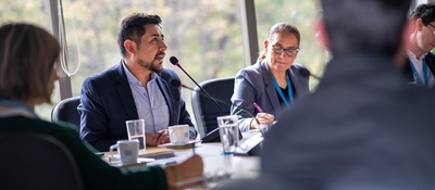 Foto de delegados del Ministerio TIC