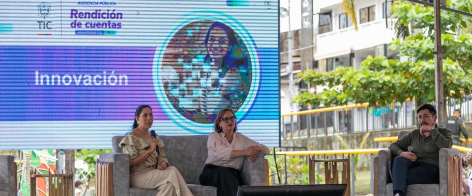 Foto de la ministra y viceministros en la Rendición de Cuentas 2025