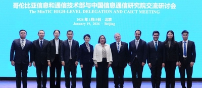 Foto de delegados asistentes a reunión entre Colombia y China