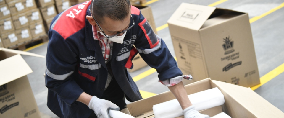 Foto de la sede del operario postal