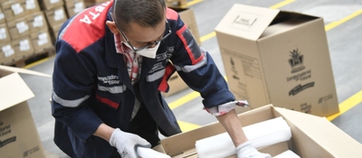 Foto de la sede del operario postal