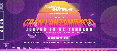 Imagen diseñada tipo poster para el lanzamiento de SmartFilms