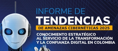 imagen disenada con un robot y texto referente a seguridad