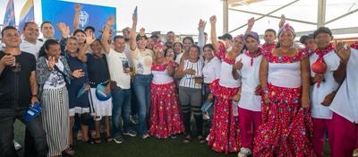 Habitantes y grupos culturales celebran en comunidad la llegada de conectividad a los Pueblos Palafitos del Magdalena