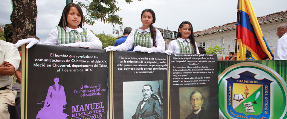 MinTIC encabezó la conmemoración de los natalicios de Manuel Murillo Toro e Ismael Enrique Arciniegas