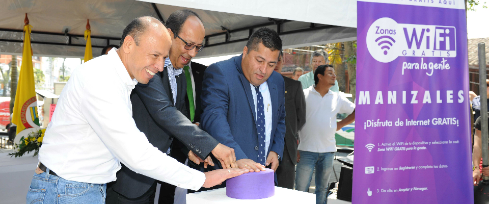Inauguración Zona Wifi  Manizales