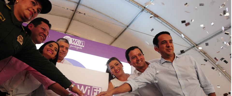 Inauguración Zona Wifi Gratis y un Punto Vive Digital Lab Villavicencio