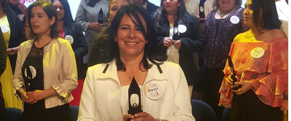 Maribel Elisa Acevedo Valbuena Gestora del Punto Vive Digital de San Miguel de Sema es un ejemplo de mujer