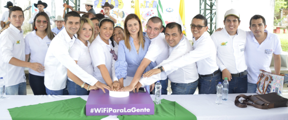 Inauguración Zona WiFi Gratis número 160 del país