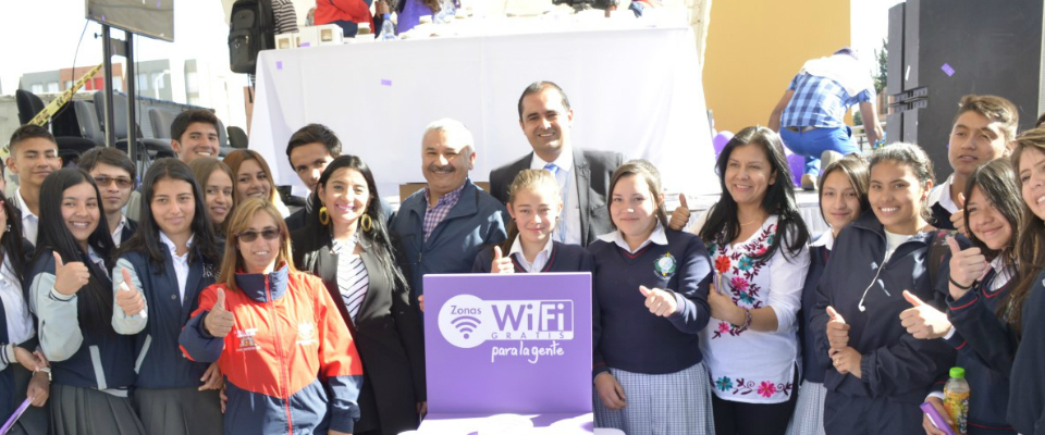 Inauguración Zona Zona WiFi Gratis Para La Gente Cajicá