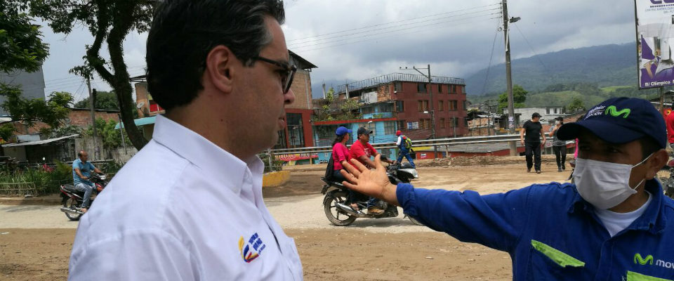 Juan David Duque - Secretario General en la zona de desastre en Mocoa