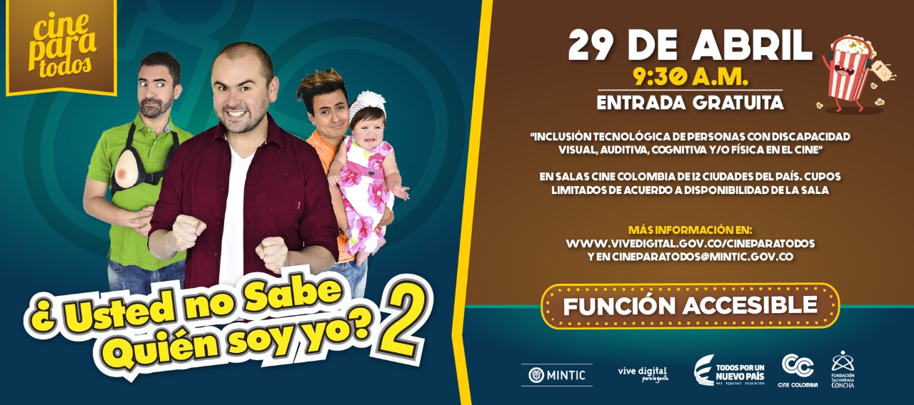 ‘Usted no sabe quién soy yo 2’ el sábado 29 de abril