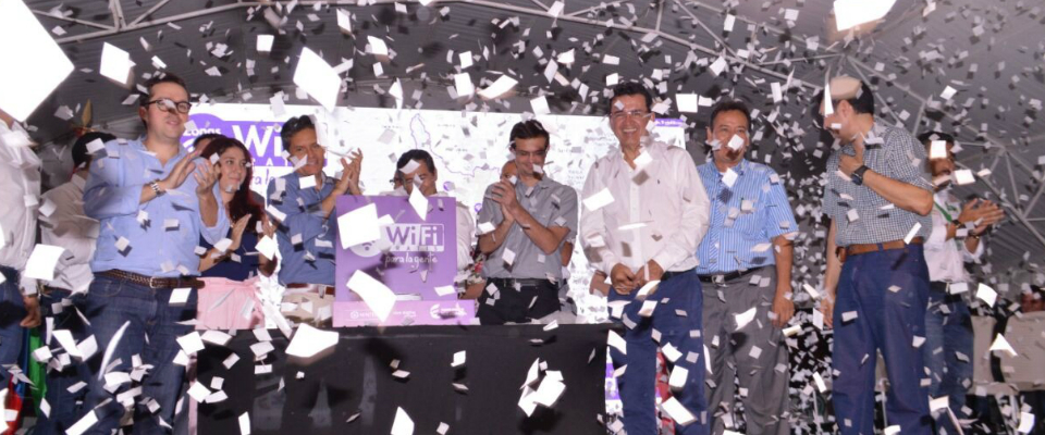 Viceministro General Juan Sebastián Rozo inaugura 9 Zonas Wifi Gratis en Santander