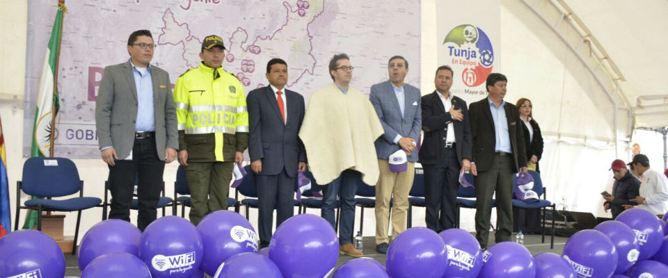 Siete municipios de Boyacá estrenan Zonas Wifi Gratis para la Gente