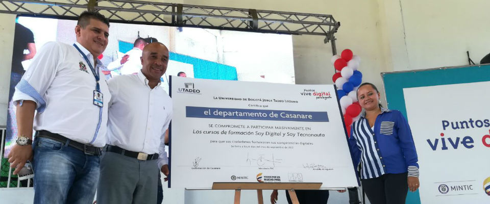 1.429 personas se han certificado en los cursos TIC que se ofrecen en los Puntos Vive Digital de Casanare