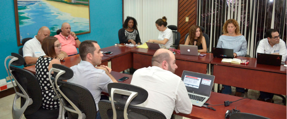 Reunión entre representantes de MinTIC y Gobernación de San Andrés