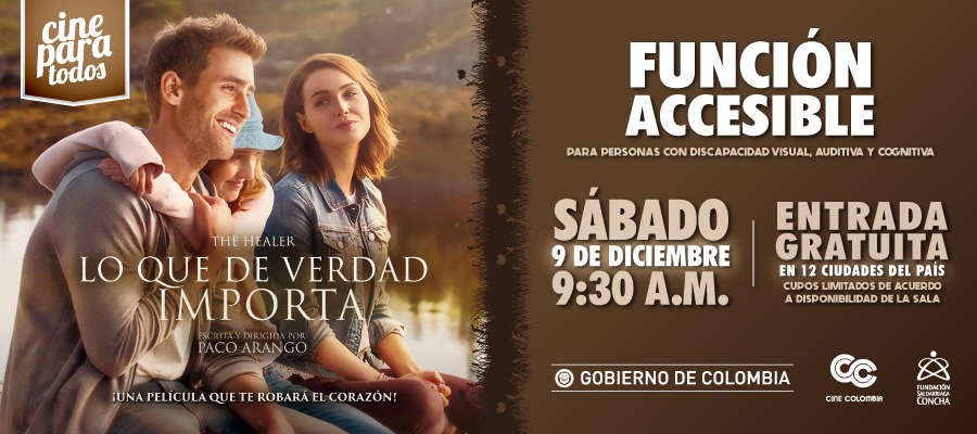 Cine Para Todos cierra un exitoso año 2017 con una función especial de ‘Lo que de verdad importa’