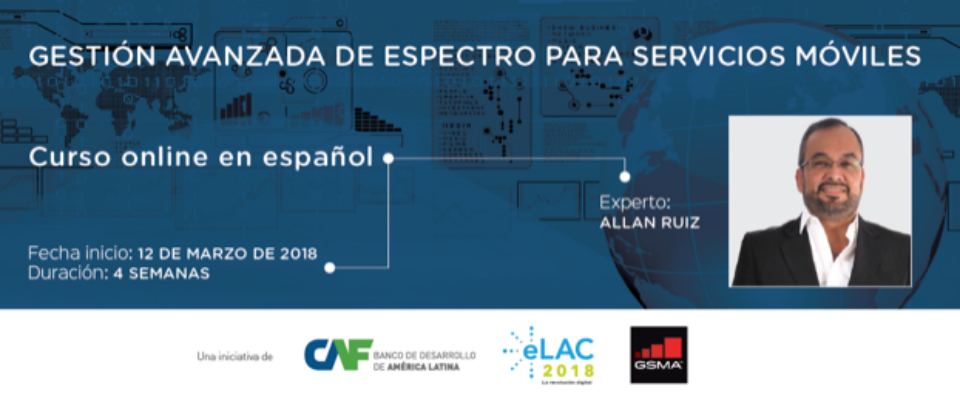 Abierto curso online gratuito de ‘Gestión Avanzada del Espectro para servicios móviles’ Abierto curso online gratuito de ‘Gestión Avanzada del Espectro para servicios móviles’