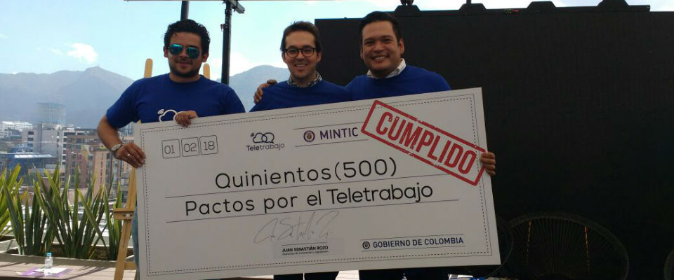 500 empresas del país ya son firmantes del Pacto por el Teletrabajo