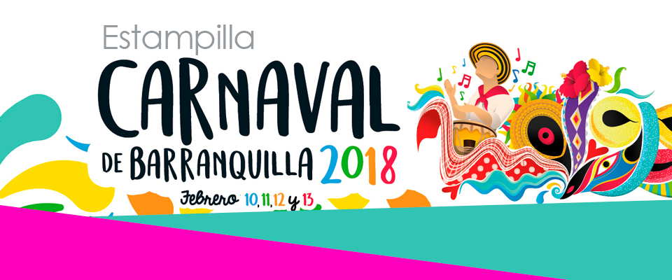 Así es la estampilla que exalta el Centenario de la primera Reina del Carnaval de Barranquilla