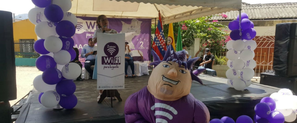 Magdalena completó 34 Zonas WiFi Gratis para la gente
