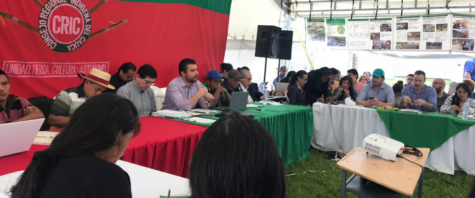 MinTIC en diálogo con las comunidades indígenas del Cauca