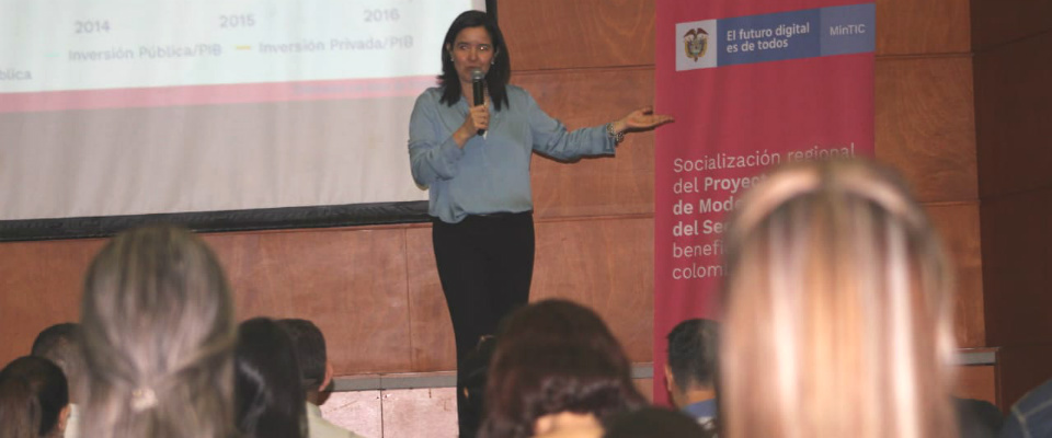 Ministra TIC en Socialización del Proyecto de Ley en Villavicencio