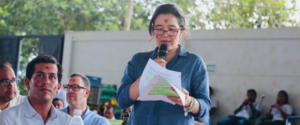 Ministra TIC Sylvia Constaín en Mitú, Vaupés