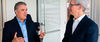 Presidente de Colombia, Iván Duque (izq), con el director ejecutivo de Apple Inc., Tim Cook, en California. Presidente de Colombia, Iván Duque (izq), con el director ejecutivo de Apple Inc., Tim Cook, en California.