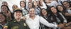 Ministro David Luna con huilenses Ministro David Luna con huilenses