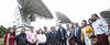 Antenas satelitales ubicadas en la vereda Agua Caliente en Chocontá Antenas satelitales ubicadas en la vereda Agua Caliente en Chocontá
