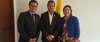 Nelson González, ministro TIC David Luna y viceministra TI María Isabel Mejíz Nelson González, ministro TIC David Luna y viceministra TI María Isabel Mejíz