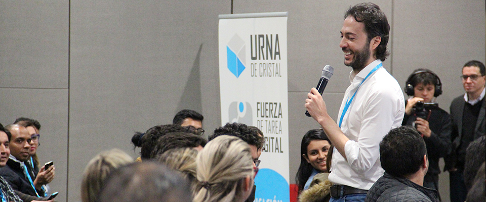 Viceministro Daniel Quintero en encuentro de equipos digitales de gobierno