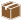 Ícono caja de cartón