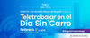 ¡A teletrabajar en el Día sin carro!