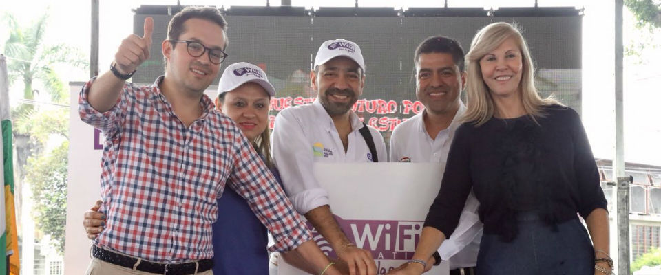 Valle del Cauca completó 130 Zonas WiFi Gratis para la gente