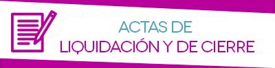 Banner actas de cierre
