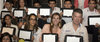 Ministra de Educación, Viceministra TIC y Presidente en entrega de tabletas Ministra de Educación, Viceministra TIC y Presidente en entrega de tabletas
