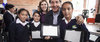 Viceministra TIC y Ministro de Presidencia en entrega de Tabletas para Educar Viceministra TIC y Ministro de Presidencia en entrega de Tabletas para Educar