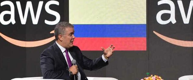 Presidente Duque estuvo en la Primera Cumbre Amazon Web Services para el Sector Público. Foto presidencia. Presidente Duque estuvo en la Primera Cumbre Amazon Web Services para el Sector Público. Foto presidencia.