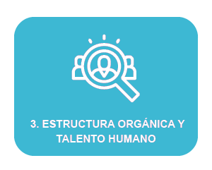 3. Estructura orgánica y Talento Humano 3. Estructura orgánica y Talento Humano
