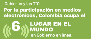6to lugar en el mundo en Gobierno en L�nea